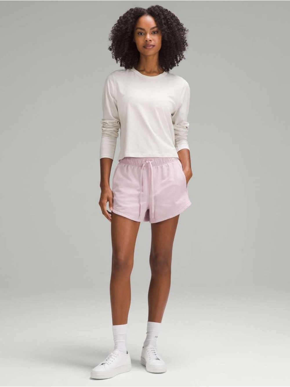 Lululemon Inner Glow High-Rise Short 3" Pink Size 4